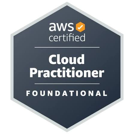 AWS Certified Cloud Practitioner badge