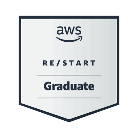 AWS re/Start Graduate badge